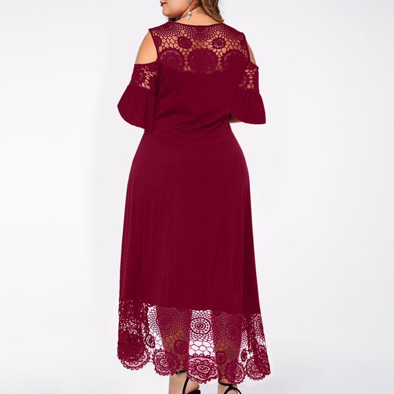 Agnes - Schulterfreies Spitzenkleid | Mühelos Elegant und Bequem