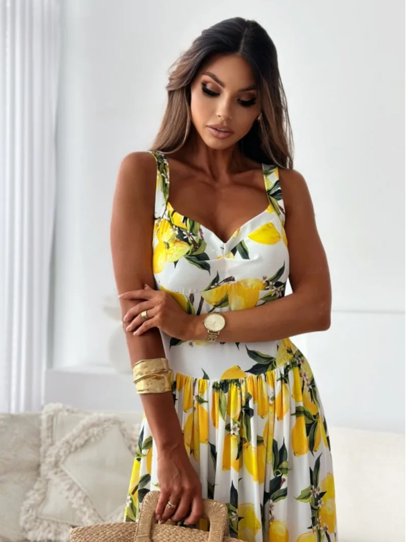 Dorothea - Lemon Breeze Kleid | Sommertauglich & Stilvoll
