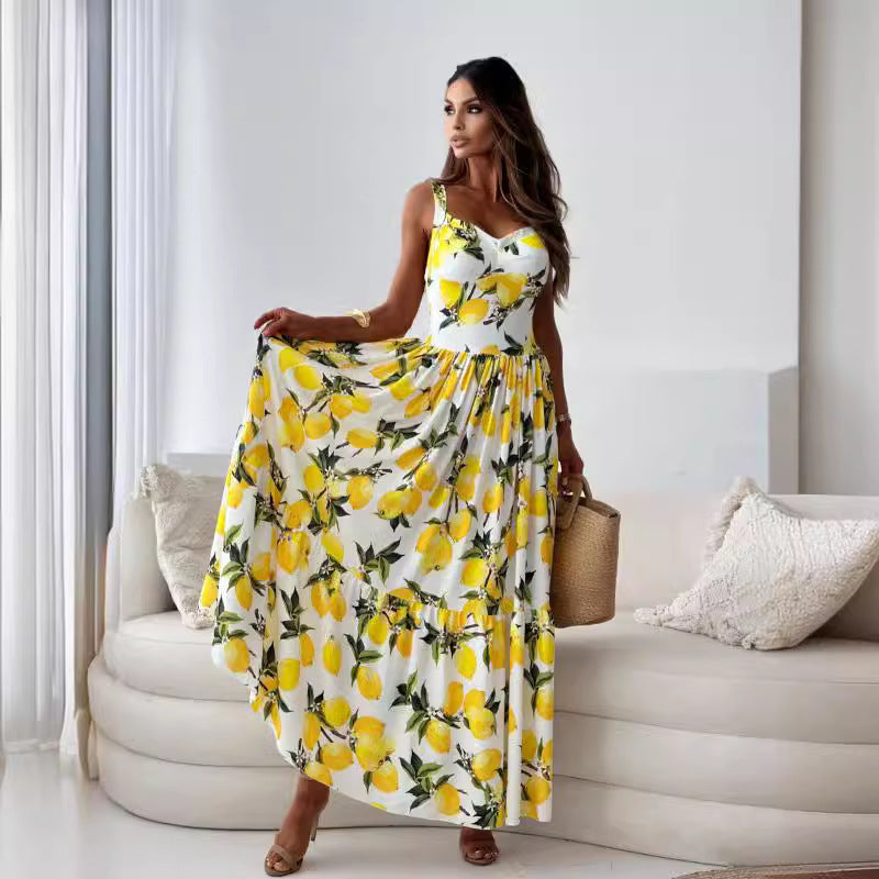 Dorothea - Lemon Breeze Kleid | Sommertauglich & Stilvoll