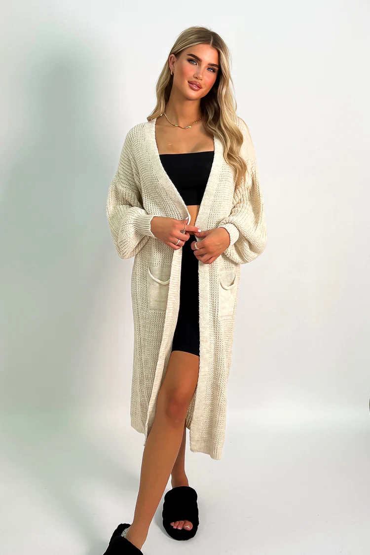 Zuedy Lange Strickjacke