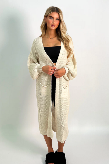 Zuedy Lange Strickjacke