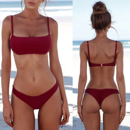 Zuedy's Brasilianisches Push-up-Bikini-Set