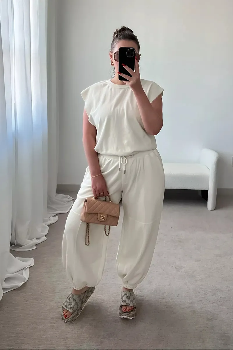 Zuedy Trendiger Ärmelloser Einteiler Jumpsuit