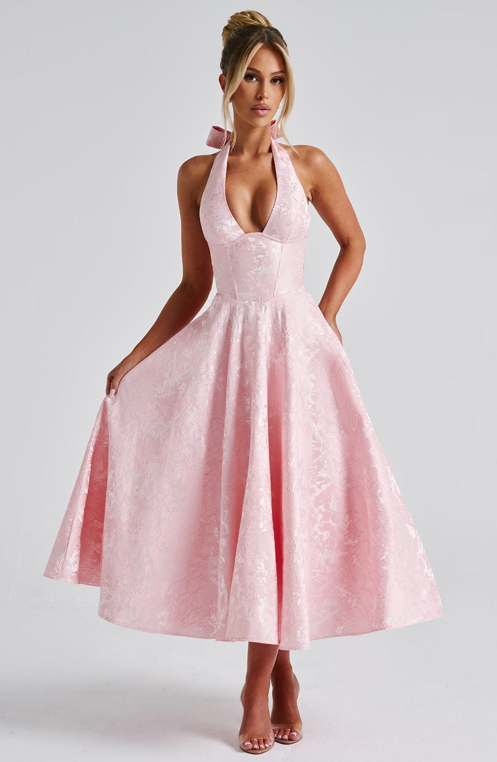 Tifanny - Schickes Träger-Midikleid | Körperbetonte Passform