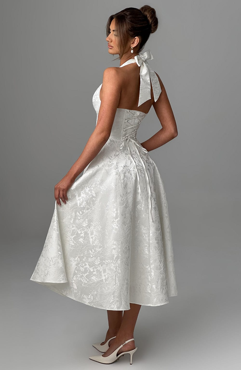 Tifanny - Schickes Träger-Midikleid | Körperbetonte Passform