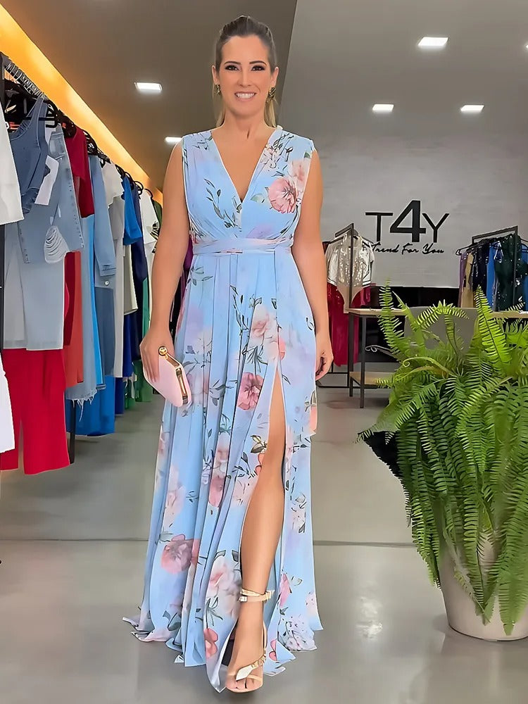 Rena – Maxi Kleid | Mühelose Eleganz und Komfort