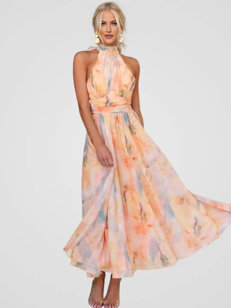 Lesly – Elegantes Neckholder-Kleid | Stilvoller Look, bleibender Eindruck