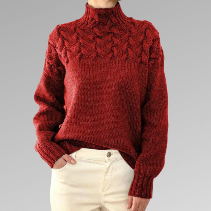 Zuedy Eleganter und Warmer Rollkragenpullover