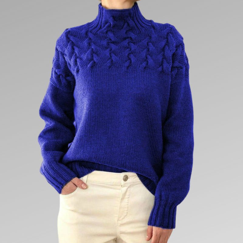 Zuedy Eleganter und Warmer Rollkragenpullover